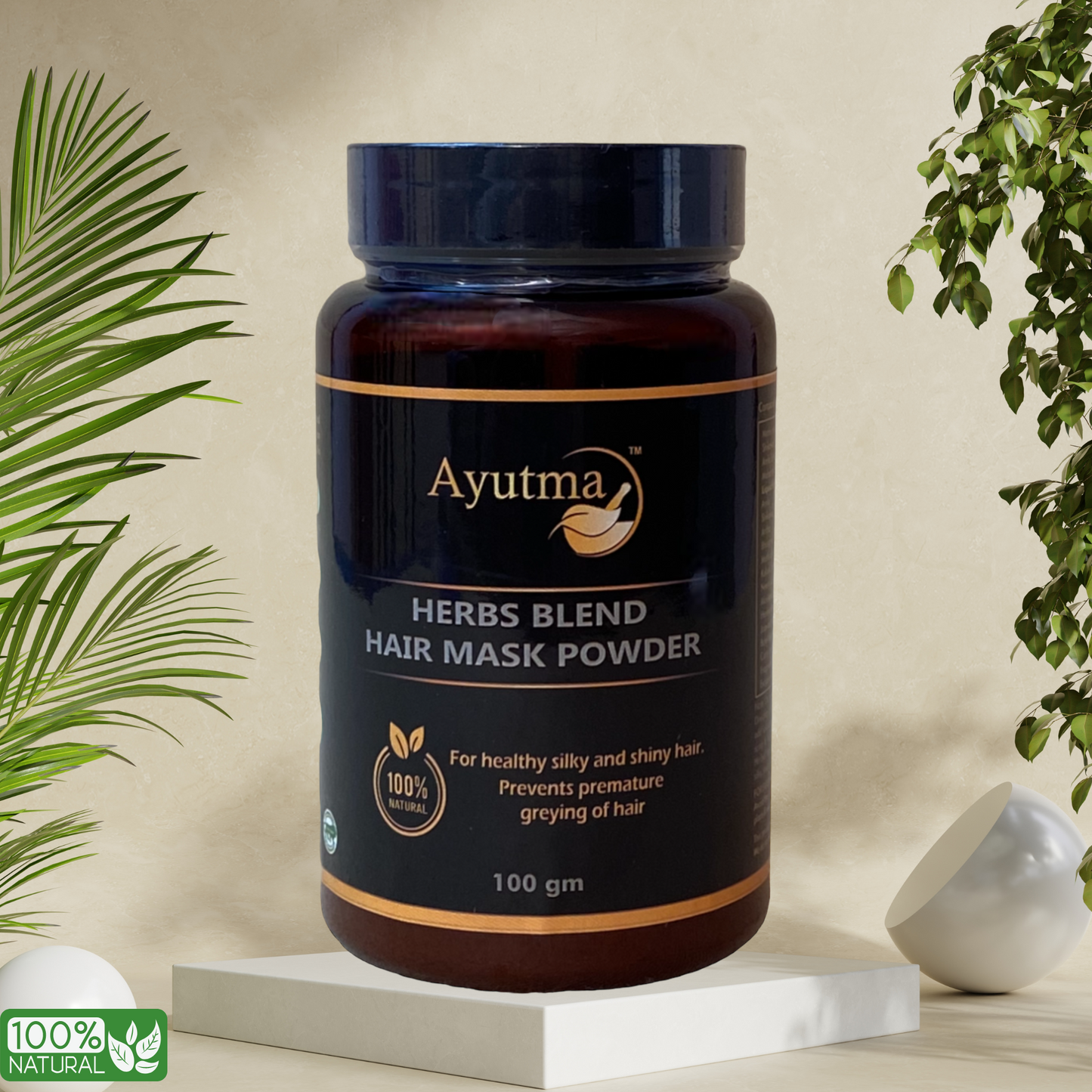 Herbs Blend Hair Mask Powder (100gm)